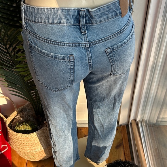 Classic Aeropostale Blue Ripped Jeans for Women size 6 Regular - Picture 3 of 5